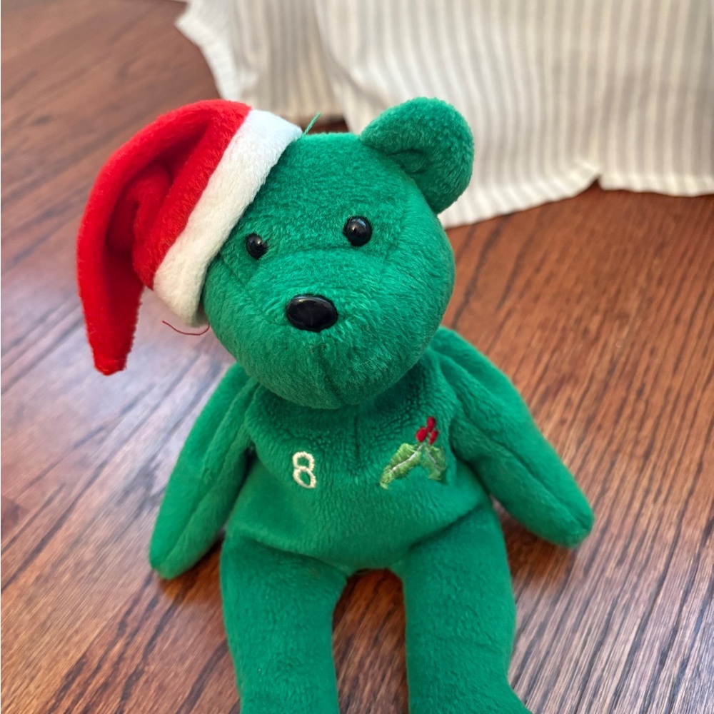 Bam Beano's Ripken #8 Teddy Bear with Santa Hat